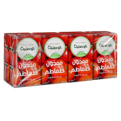 معجون طماطم طبيعي 135 غرام  شرنك 8 حبات