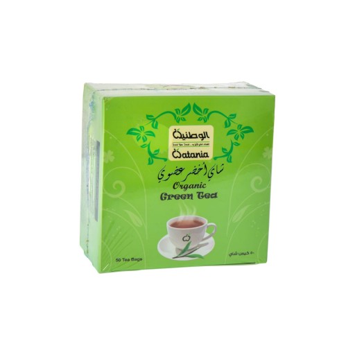 شاي أخضر عضوي ٥٠ كيس