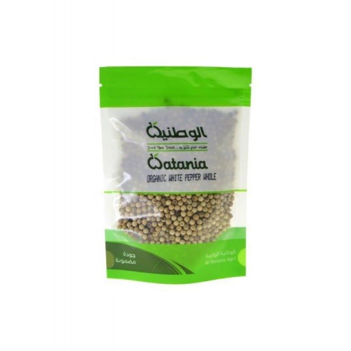 فلفل أبيض حب عضوي 100 غرام
