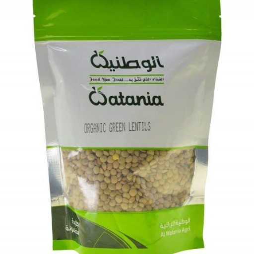 عدس أخضر عضوي 500غرام