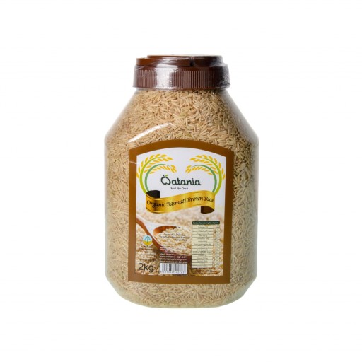 أرز بسمتي بني عضوي 2 كيلو