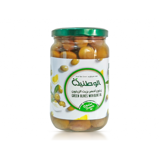 زيتون اخضر بزيت الزيتون 430 غرام