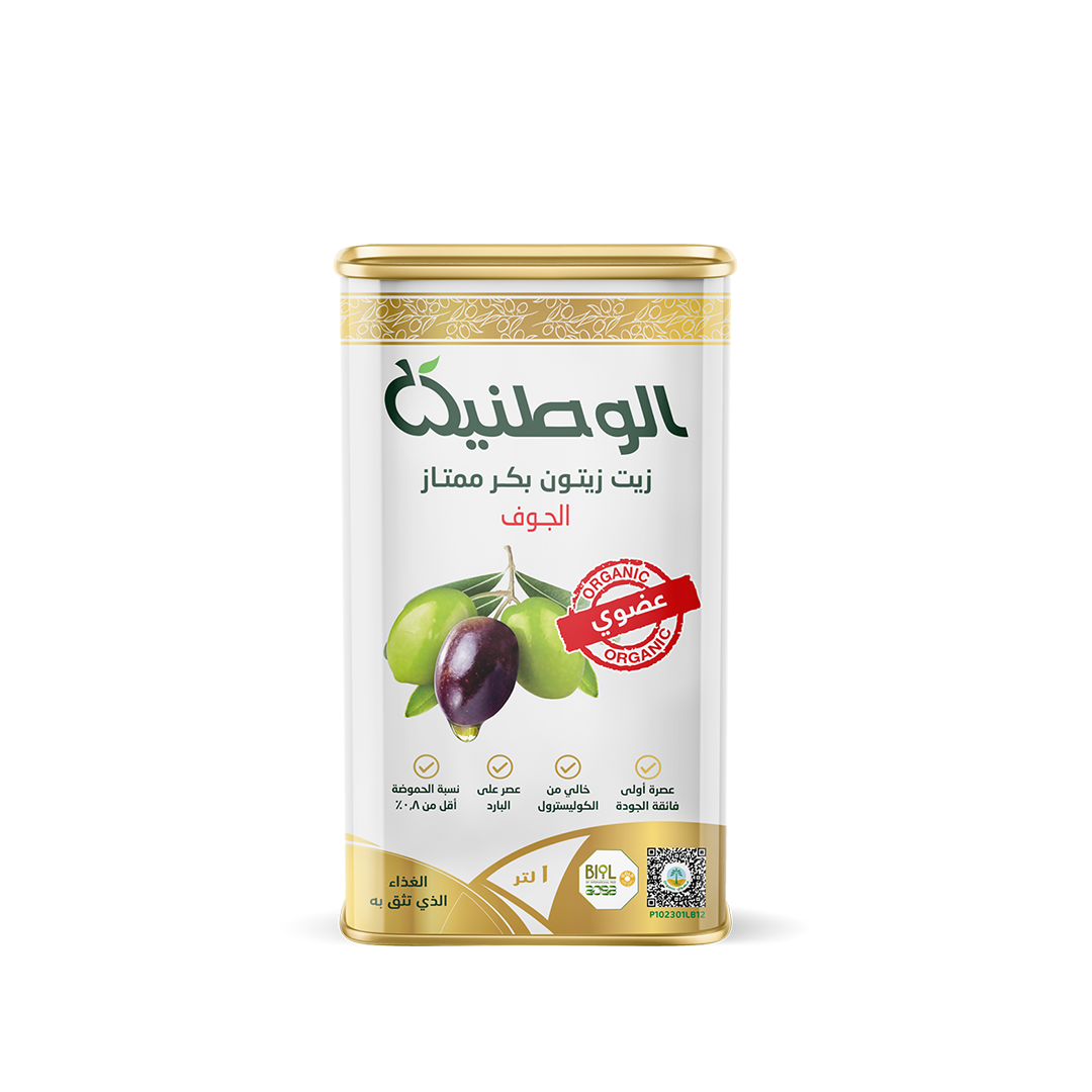 زيت زيتون الوطنية عضوي بكر ممتاز - 1 لتر