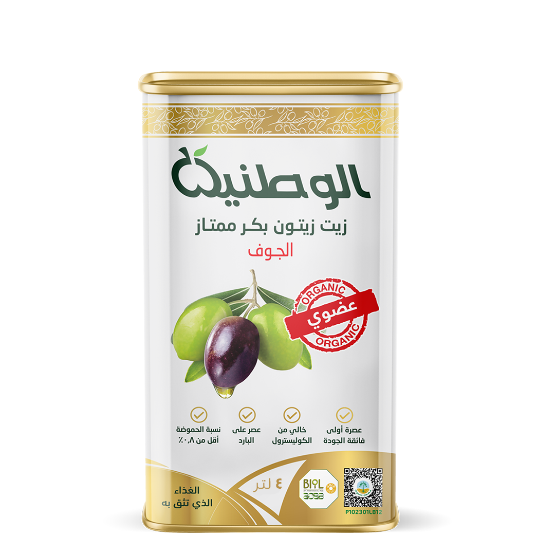 زيت زيتون الوطنية عضوي بكر ممتاز 4 لتر 