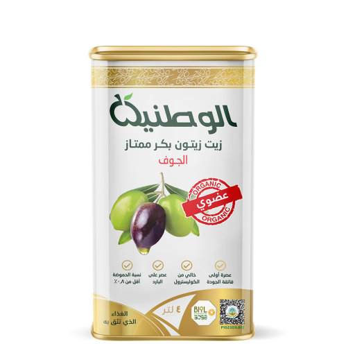 زيت زيتون الوطنية عضوي بكر ممتاز 4 لتر 